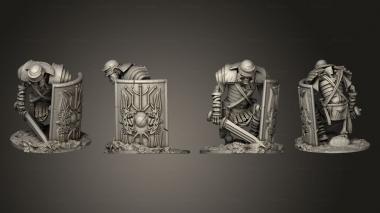 Military figurines CALL TO ARMS MARKER 3d model