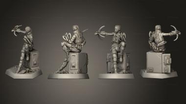 Military figurines Callie 3d model