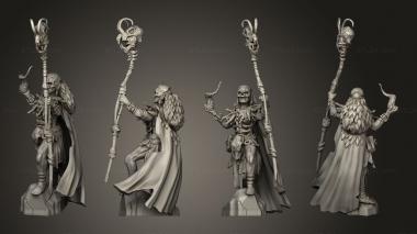 Military figurines Cannibal Tribe Shaman Magic 3d model