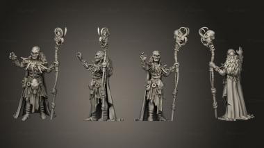 Military figurines Cannibal Tribe Shaman 3d model