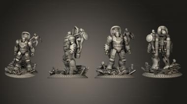 Military figurines Cap Carter Steve Non 3d model