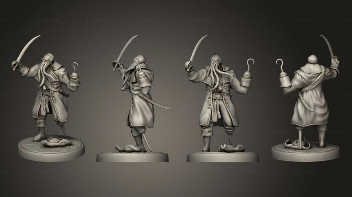 Military figurines (Captain Ahathid Sea Veteran, STKW_4039) 3D models for cnc