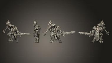 Military figurines Captain bigsword rep 002 3d model