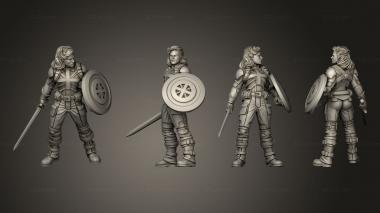 Military figurines CAPTAIN CARTER A 3d model