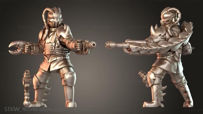 Alien Mercs — спина REG «Скорпион», многослойная оболочка