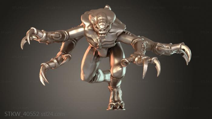 Military (Инопланетный вор – похититель генов, STKW_40552) 3D модель для ЧПУ станка