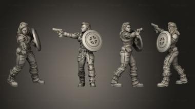 Military figurines CAPTAIN CARTER C 3d model