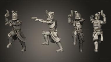 Military figurines captain rex 06 3d model