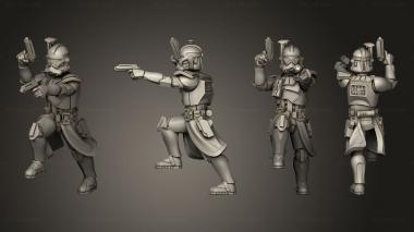 Military figurines captain rex 10 3d model