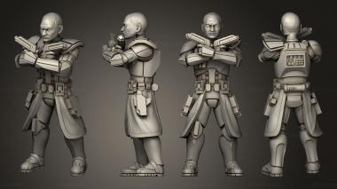 Military figurines captain rex 11 3d model