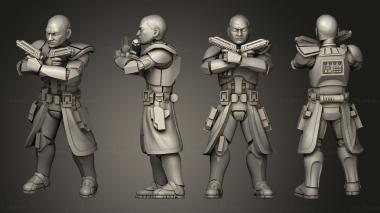 Military figurines captain rex 12 3d model