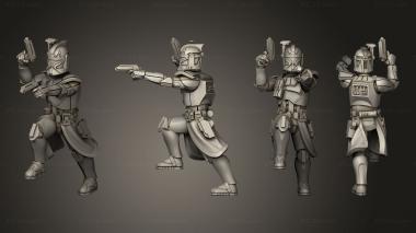 Military figurines captain rex 13 3d model