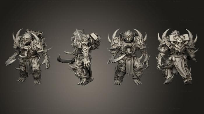 Military figurines (Carnage Mutant Body 1 001, STKW_4072) 3D models for cnc