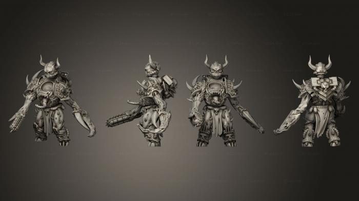 Military figurines (Carnage Mutant Body 1 003, STKW_4074) 3D models for cnc