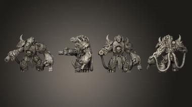 Military figurines Carnage Pillagers 3d model