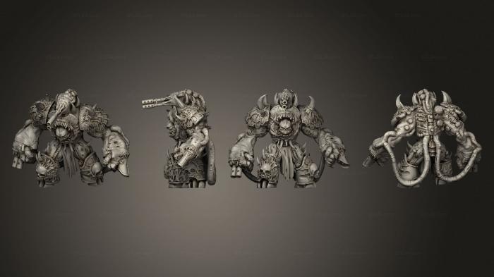 Military figurines (Carnage Pillagers2, STKW_4078) 3D models for cnc