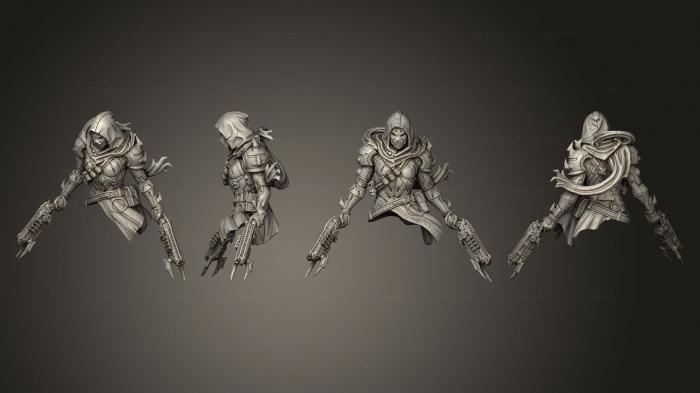 Military figurines (Cassandra La Pistolera Bust, STKW_4079) 3D models for cnc