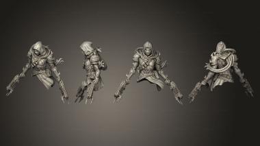 Military figurines Cassandra La Pistolera Bust 3d model