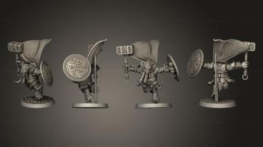 Military figurines Castor Bonkworth 3d model