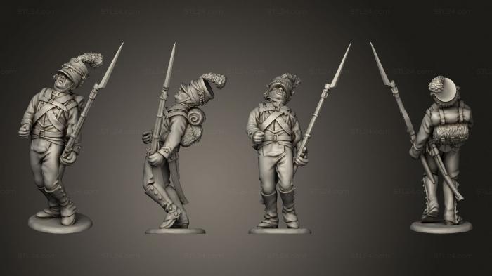 Military figurines (Casualties 03, STKW_4089) 3D models for cnc