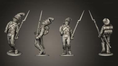 Military figurines Casualties 03 3d model