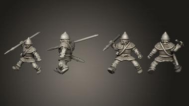 Military figurines CELTIC RIDER C 3d model