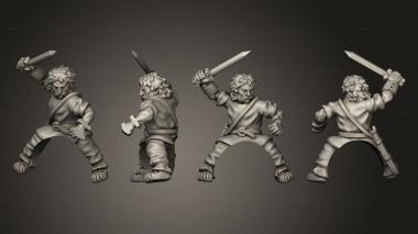 Military figurines CELTIC RIDER D 3d model