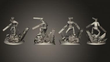 Military figurines Chainsaw Man 3d model