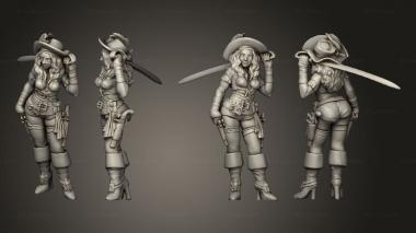 Military figurines Chamita 01 3d model