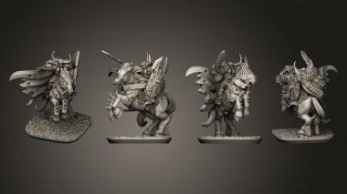 Military figurines Champion of the End Times 2 3d model