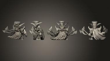 Military figurines Chaos Dwarves v 2 3d model