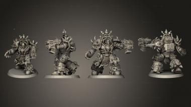 Military figurines CHAOS ELECTUS A 3d model