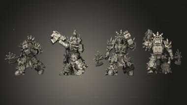 Military figurines CHAOS ELECTUS C 3d model