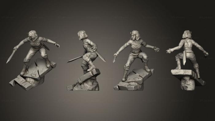 Military figurines (Chaos Goddess dynamic no cloak, STKW_4258) 3D models for cnc