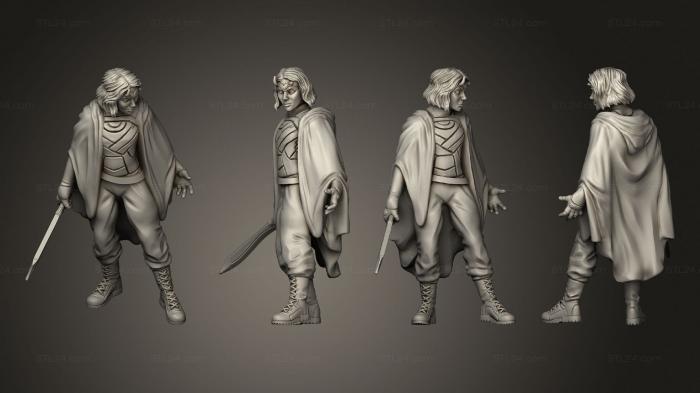 Military figurines (Chaos Goddess heroic cloak, STKW_4259) 3D models for cnc
