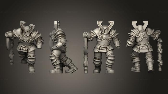 Military figurines (Chaos Warrior 2 th 4 ed, STKW_4262) 3D models for cnc