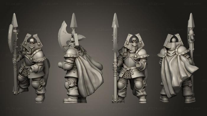 Military figurines (Chaos Warrior 3 BM, STKW_4263) 3D models for cnc