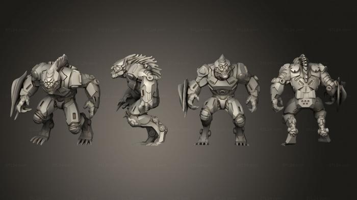 Military figurines (Character Baramuth, STKW_4265) 3D models for cnc