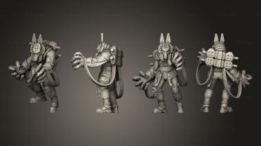 Military figurines Character Centauri Anubis 3d model