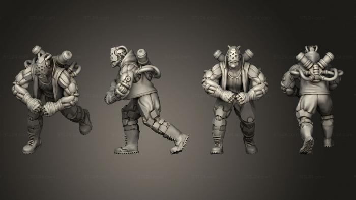 Military figurines (Characters pedro hogan, STKW_4281) 3D models for cnc