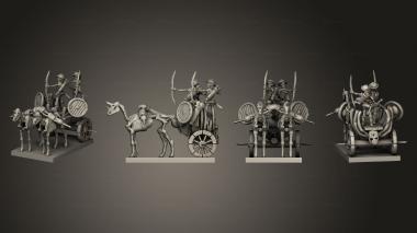 Military figurines Chariot 3 3d model