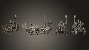Military figurines Chariot 23 3d model