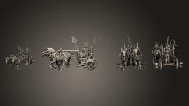 Military figurines Chariot 232 3d model