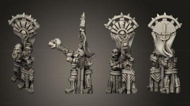 Military figurines Chariot Crew 01 3d model