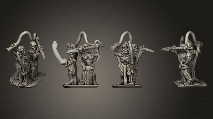 Military figurines (Chariot Crew 03, STKW_4292) 3D models for cnc