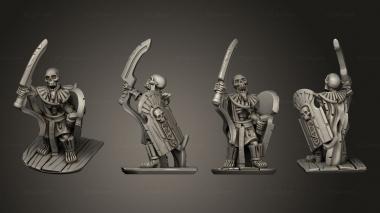 Military figurines Chariot Crew 06 3d model