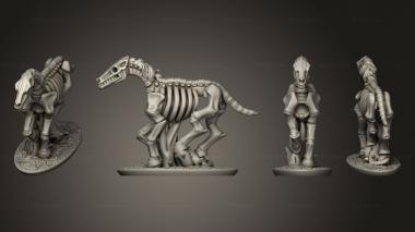 Military figurines Chariot Horse 03 3d model