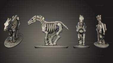Military figurines Chariot Horse 05 3d model