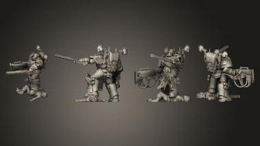 Military figurines Choir Master 3d model