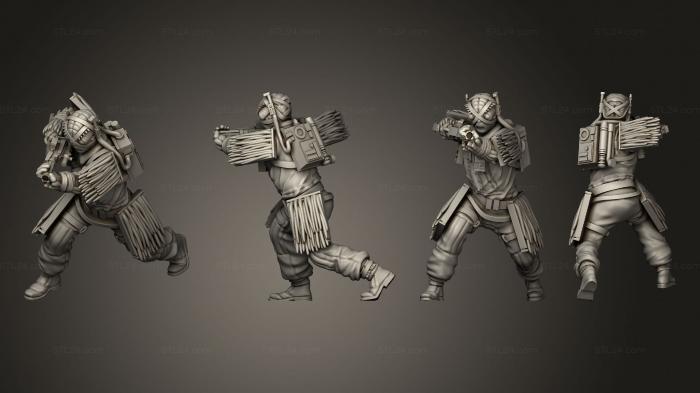 Military figurines (choping 1, STKW_4315) 3D models for cnc